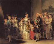 Francisco de goya y Lucientes The Family of Charles IV oil on canvas